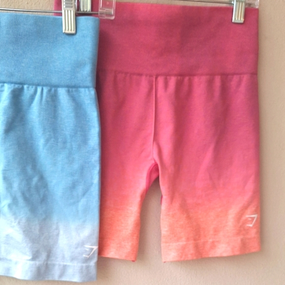 Gymshark Lot Of Two Adapt Ombre Seamless Women's Shorts Size S - Picture 4 of 10